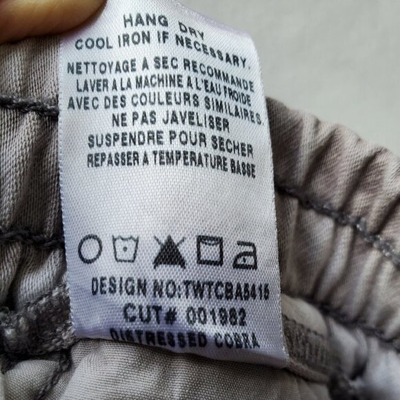 Joe’s Jeans Off Duty Groove Slim Jogger Mid Rise Stretch Pant Distressed Cobra S - Picture 12 of 16